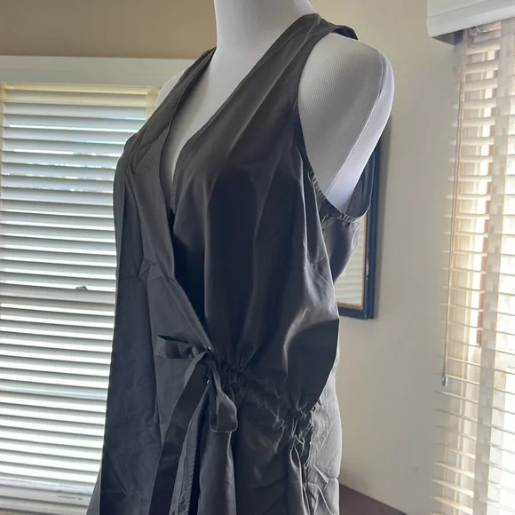 Brochu Walker Side-tie Wrap Dress (cotton/poly blend) - Picture 3 of 7
